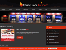 Tablet Screenshot of feuerwehr-kalsdorf.at
